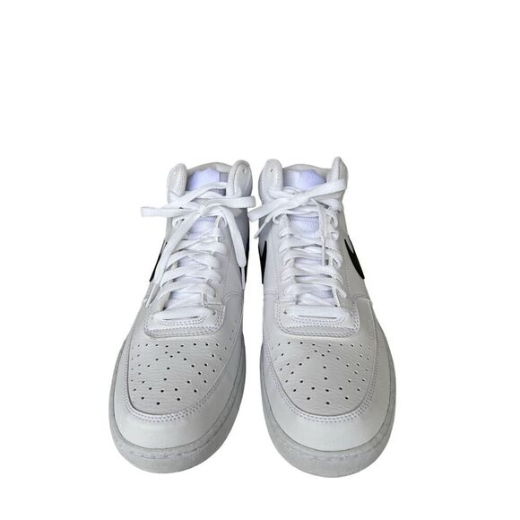 Nike Court Vision Next Nature Mid White Black  Size 10.5 NWOT main image 12